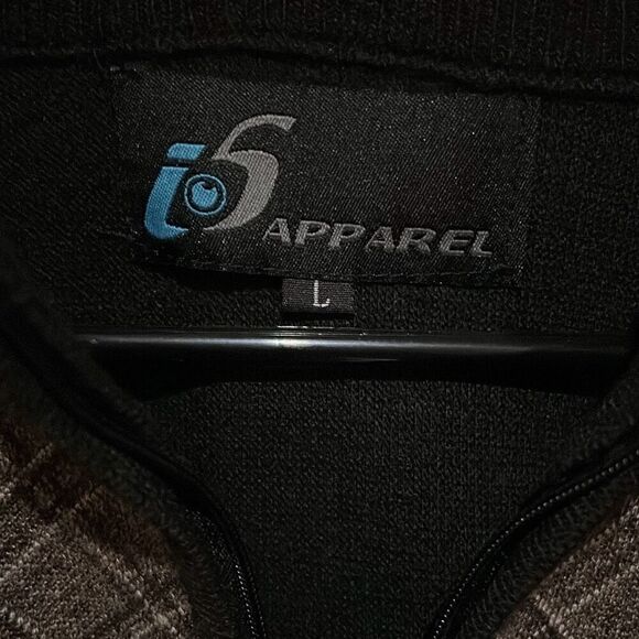 Grandpa Argyle Pullover quarter Zip Sweater Large - Picture 4 of 8